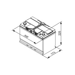 Autobatéria BOSCH 0 092 S4E 420 12V 85Ah 800A