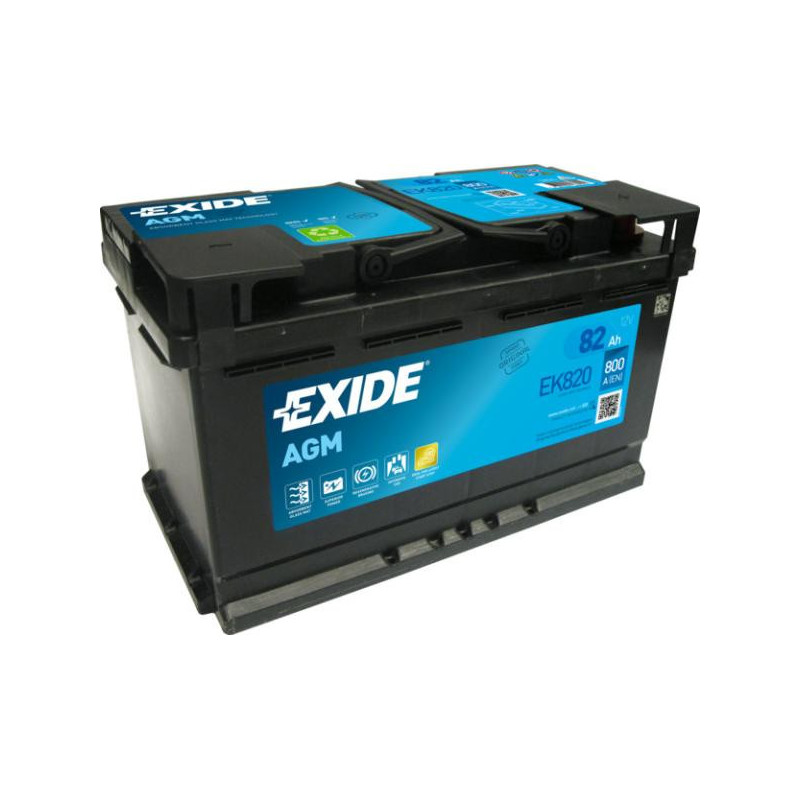 Autobatéria EXIDE EK820 12V 82Ah 800A