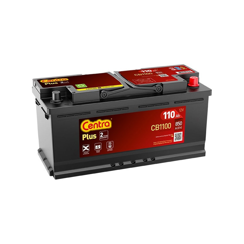 Autobatéria CENTRA CENTRA EFB CB1100 12V 110Ah 850A
