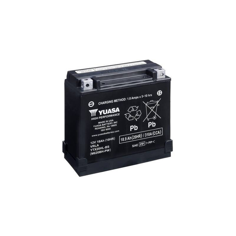 Motobatéria YUASA YTX20HL-BS-PW 12V 19Ah 310A