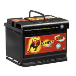 Autobatéria BANNER RUNNIG BULL AGM 12V/60Ah 560 01 12V
