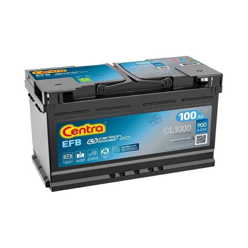 Autobatéria CENTRA CL1000 12V 100Ah 900A