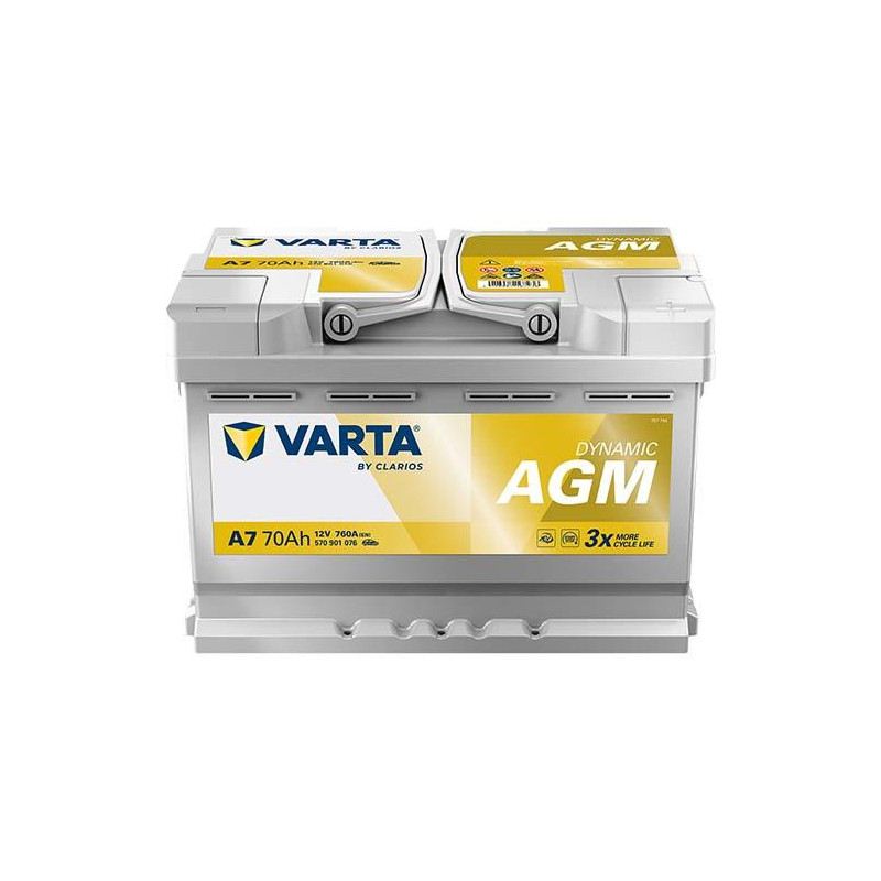 Autobatéria VARTA 570901076K262 12V 70Ah 760A