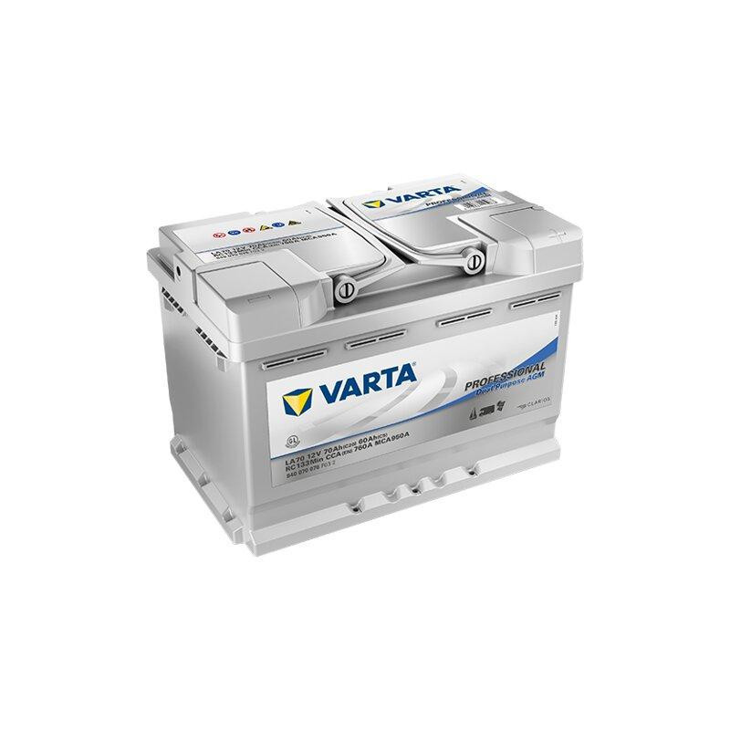 Autobatéria VARTA Professional Dual Purpose AGM 840070076C542 12V 70Ah 760A
