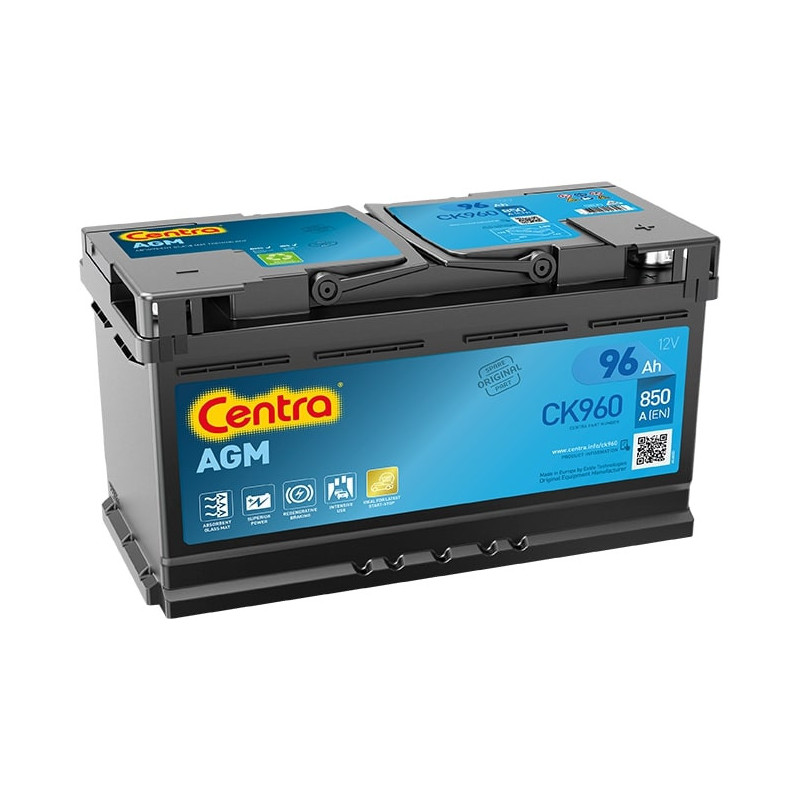 Autobatéria CENTRA CK960 12V 96Ah 850A