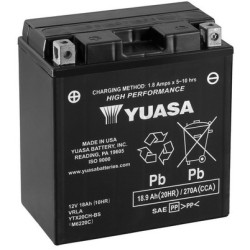 Motobatéria YUASA YTX20CH-BS 12V 19Ah 270A