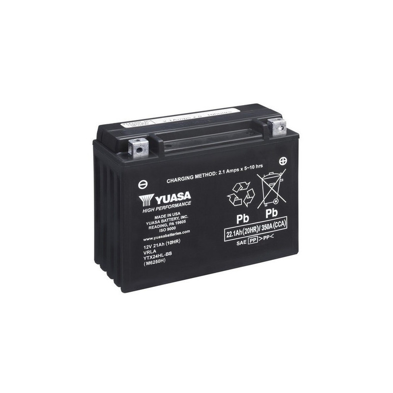 Motobatéria YUASA YTX24HL-BS 12V 22Ah 350A