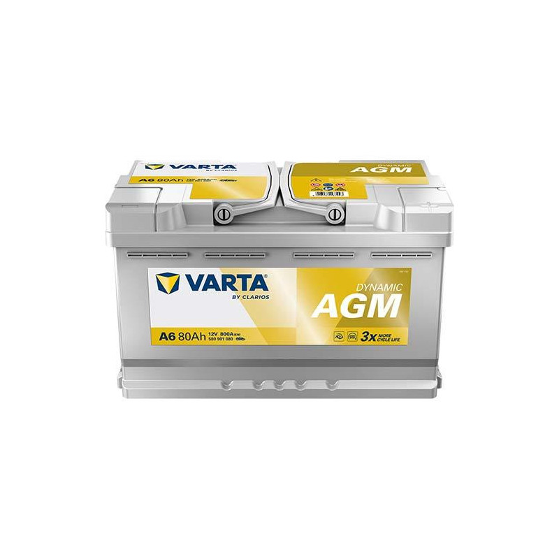Autobatéria VARTA 580901080K262 12V 80Ah 800A