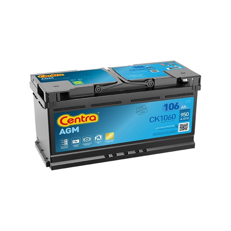 Autobatéria CENTRA StartPRO CK1060 12V 106Ah 950A