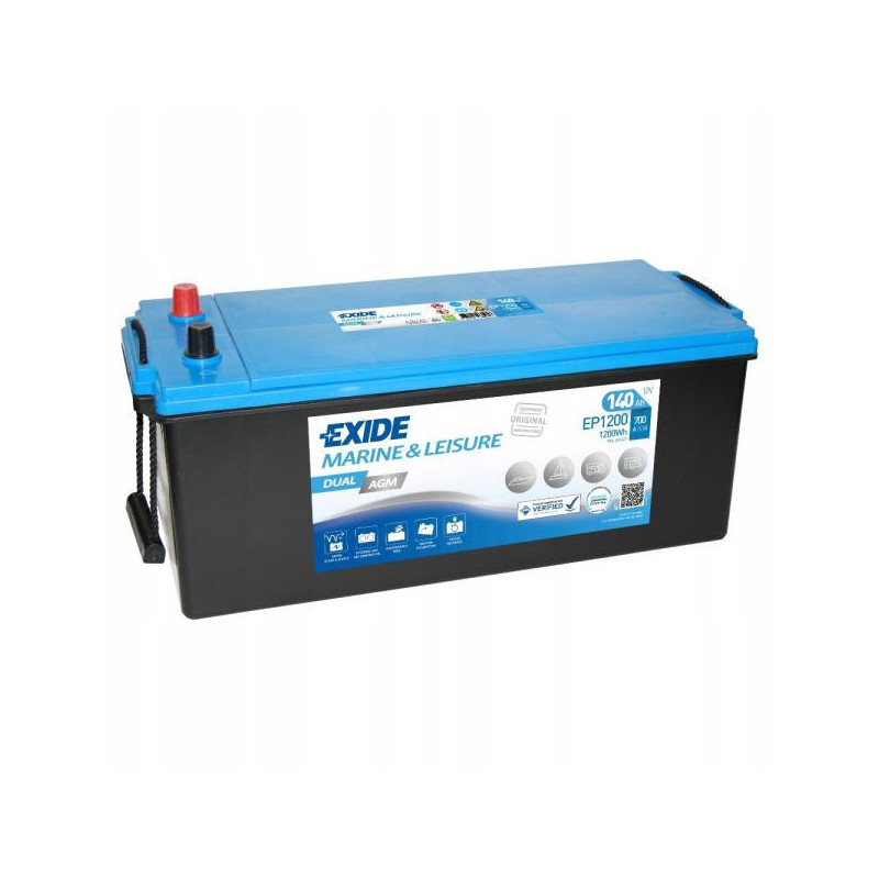 Autobatéria nákladná EXIDE EP1200 12V 140Ah 700A