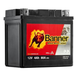 Motobatéria BANNER 50412 12V 4Ah 60A