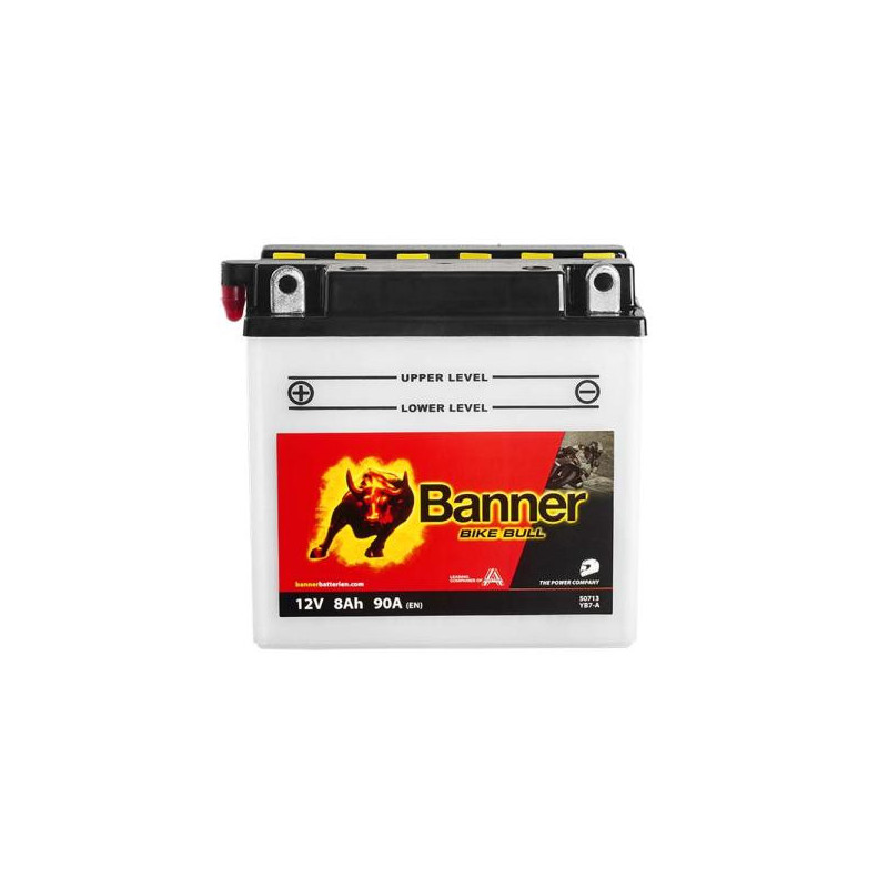 Motobatéria BANNER 50713 12V 8Ah 124A
