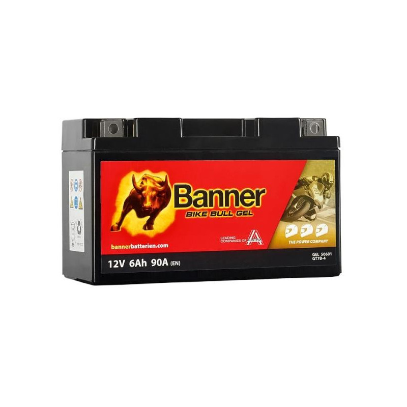 Motobatéria BANNER Banner Bike Bull GEL 12V/6Ah 506 01 12V