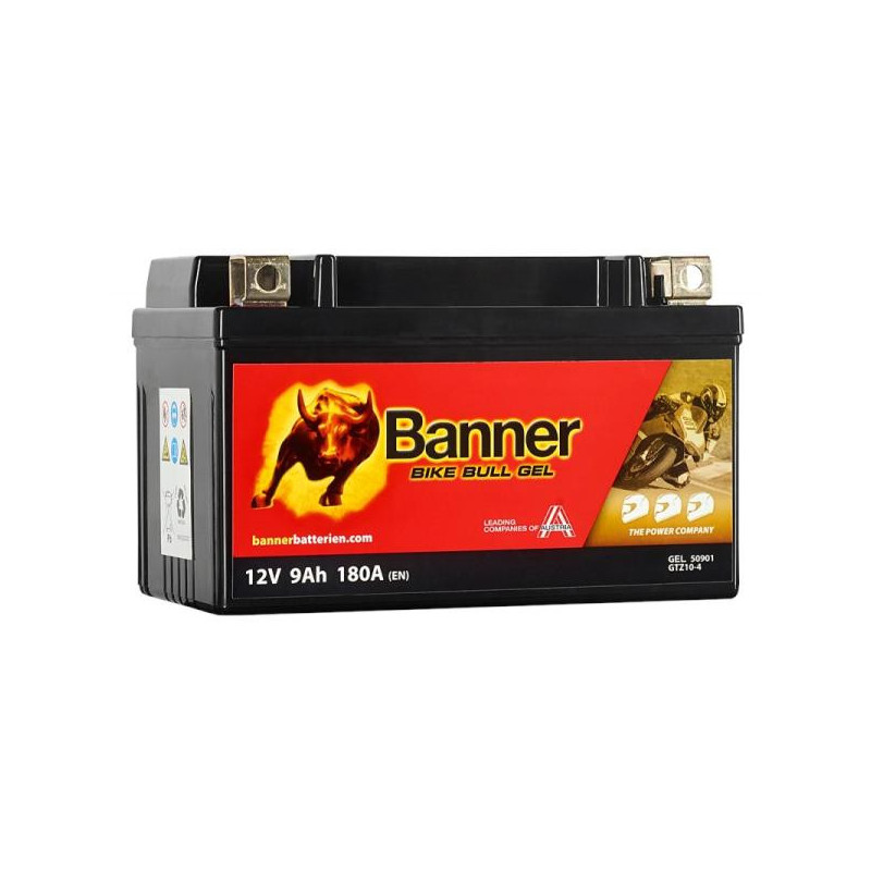 Motobatéria BANNER Banner Bike Bull GEL 12V/9Ah 509 01 12V