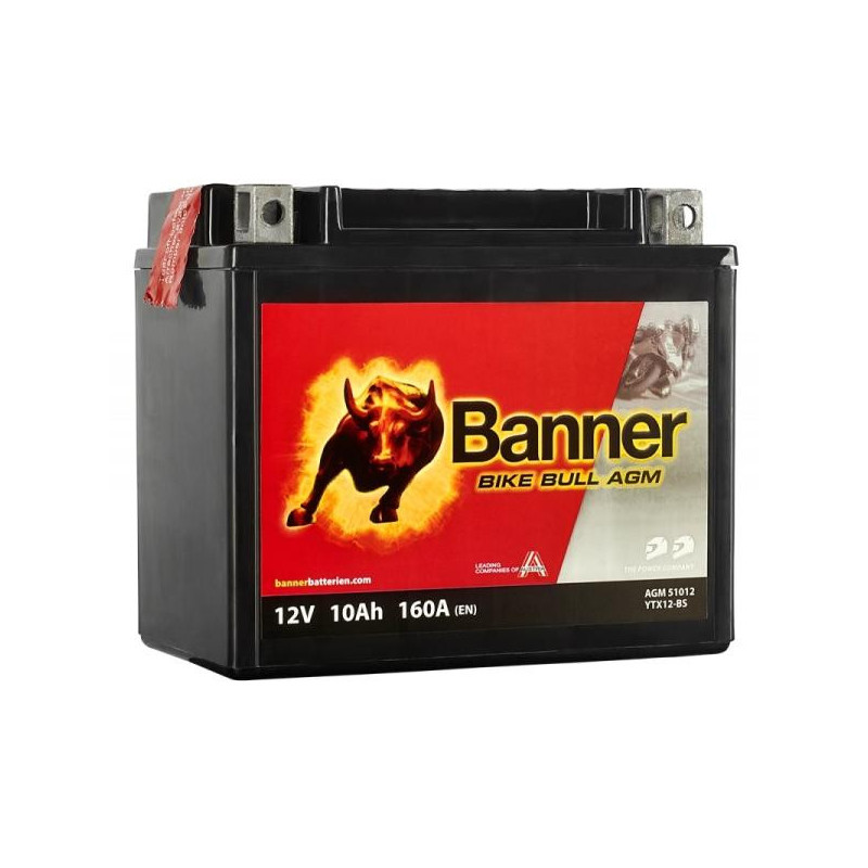 Motobatéria BANNER 51012 12V 10Ah 180A