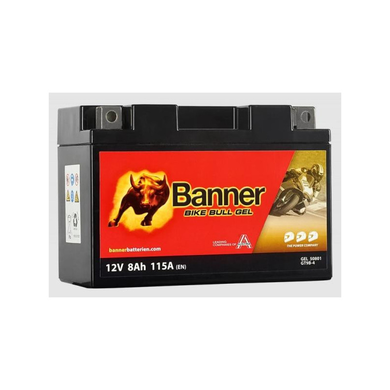 Motobatéria BANNER Banner Bike Bull GEL 12V/8Ah 508 01 12V