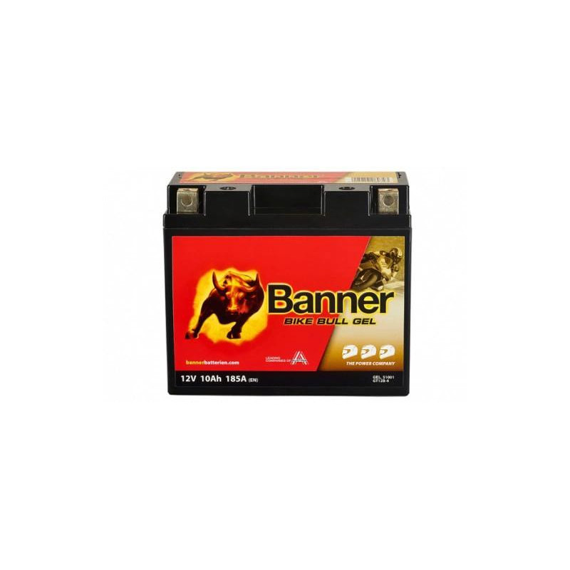 Motobatéria BANNER Banner Bike Bull GEL 12V/10Ah 510 01 12V