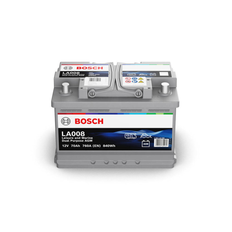 Batéria BOSCH Dual Purpose AGM 0 092 LA0 080 12V 70Ah 760A