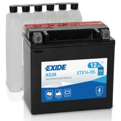 Motobatéria EXIDE EXCELL ** ETX14-BS 12V 12Ah 200A