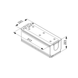 Autobatéria nákladná BOSCH 0 092 T40 780 12V 170Ah 1000A