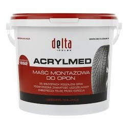 Delta Montážna pasta s pridaním tmelu Červená ACRYLMED 4kg