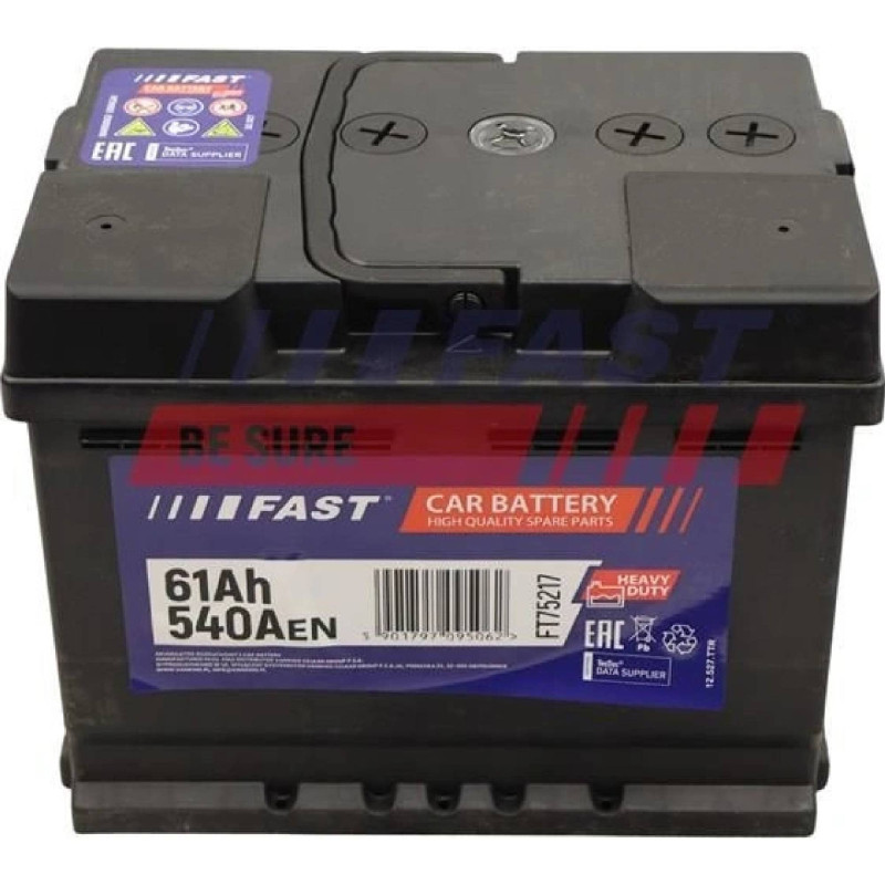 akumulátor FAST 12V 61Ah 540A FT75217