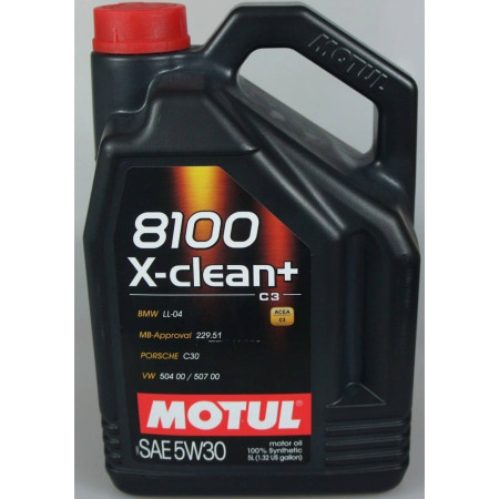 motorový olej Motul 8100 X-Clean+ C3 5W-30 5 l