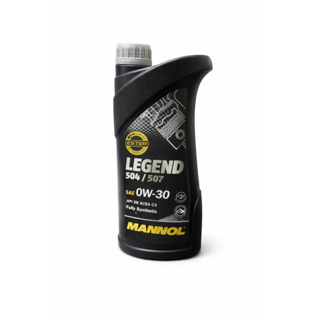 motorový olej MANNOL 0W-30 legend 504/507, MNL 7730-1, 1L