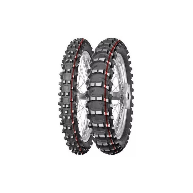 Mitas 80/100 - 21 TERRA FORCE- MX SM [51 M] TT F SOFT MEDIUM TERRAIN (červený a žltý pásik)